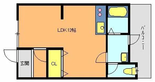 セピアコート【2階】の間取り