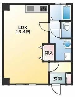 吉田マンション【104号室】の間取り