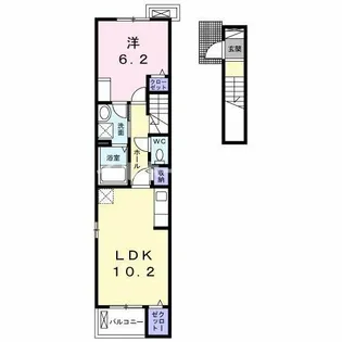 シュタットA【2階】の間取り