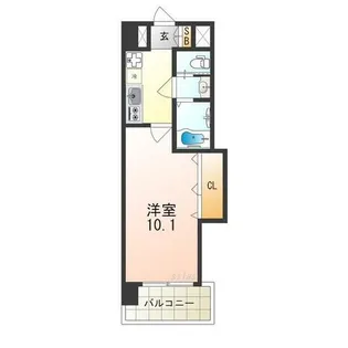 大阪府大阪市阿倍野区天王寺町北3丁目【マンション】の間取り