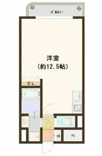 エスタブレ南森町【6階】の間取り
