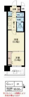 スプランディッドⅧ【9階】の間取り