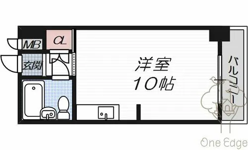 FMNakazakiⅡ【6階】の間取り