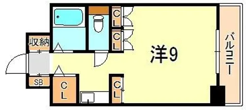 ダイニチコンストラクション【7階】の間取り