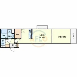 ヴィブレ ウーノ【3階】の間取り