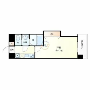 Luxe新大阪I【9階】の間取り