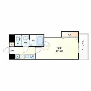 Luxe新大阪I【4階】の間取り