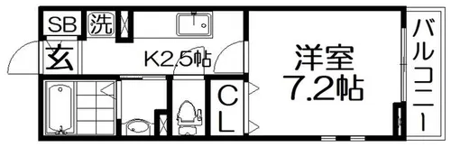 スターブル【2階】の間取り