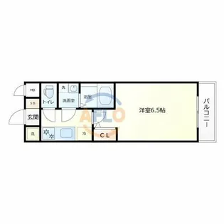 JMFレジデンス都島【4階】の間取り