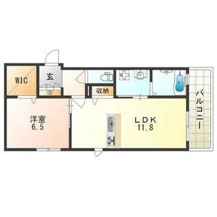 シャーメゾンオーク【1階】の間取り