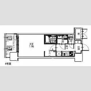 S-RESIDENCE大阪同心【3階】の間取り