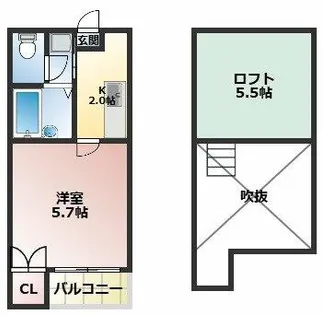 エヌズコートⅡ【3階】の間取り