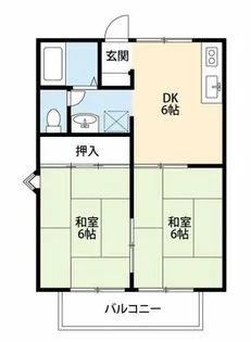 フェアリーハウス二本木【1階】の間取り
