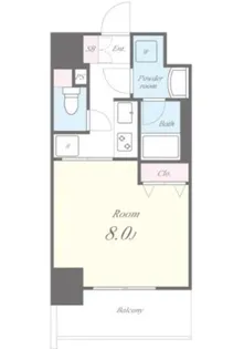 グランディール大今里【5階】の間取り