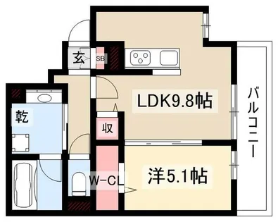 luvita上社【3階】の間取り