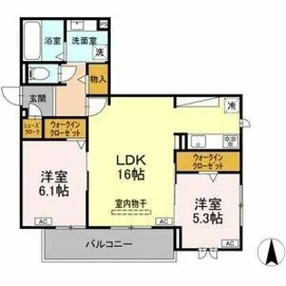 江向Park【2階】の間取り