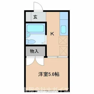 キャッセル上野【1-A号室】の間取り