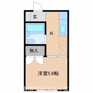 キャッセル上野【1-A号室】の間取り