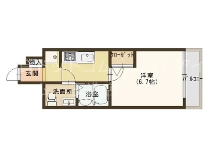 プラ・ディオ新深江【8階】の間取り
