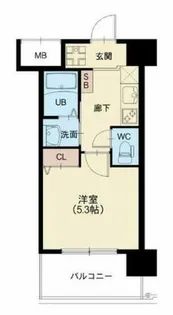 スプランディッド元町山手【3階】の間取り