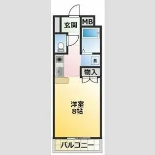 サンロード共和【3階】の間取り