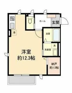 ディアコートK【1階】の間取り
