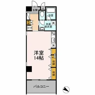 ザ ライフ南久留米スタイル【301号室】の間取り
