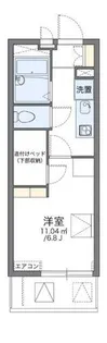 レオパレスエスポワール今里【2階】の間取り