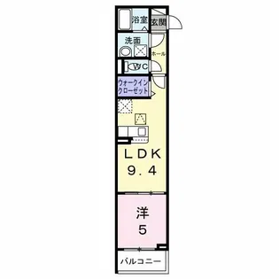 ヒカルサ大阪巽西【1階】の間取り