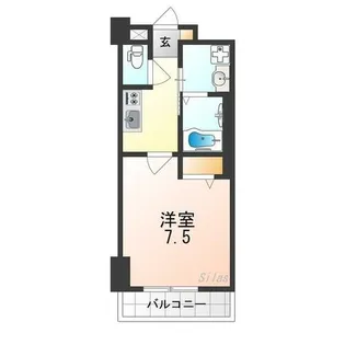 サザンクレスト七道【4階】の間取り