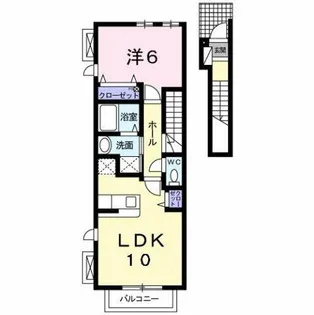ブライトヒル【2階】の間取り