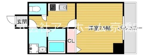 Canal天満橋【9階】の間取り