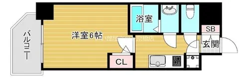 S-RESIDENCE都島Lux【3階】の間取り