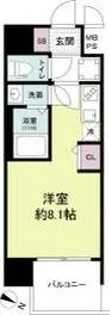 セレニテ十三ミラク【7階】の間取り