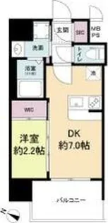 セレニテ十三ミラク【12階】の間取り
