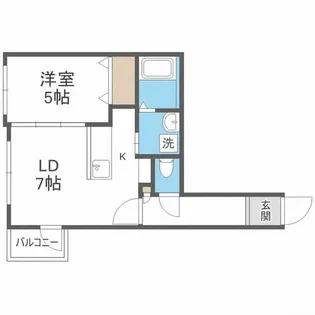 Ruk-A円山【4階】の間取り