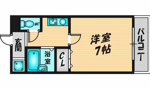 エスポワール吉川【406号室】の間取り