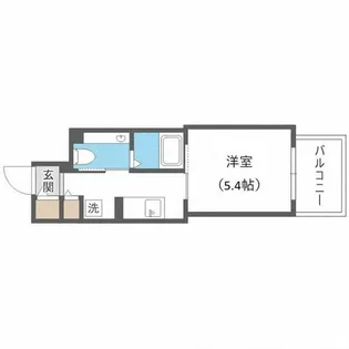 レジディア南1条【10階】の間取り