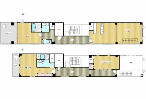 ウイズエムビル【6階】の間取り