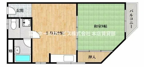 新遠里小野マンション【301号室】の間取り