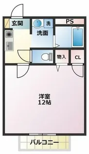 サンコーポ山田 E【201号室】の間取り