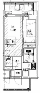 JMFレジデンス都島【2階】の間取り