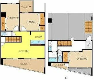 OSM植田弐番館【1階】の間取り