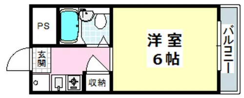 サンマンション茨木【305号室】の間取り