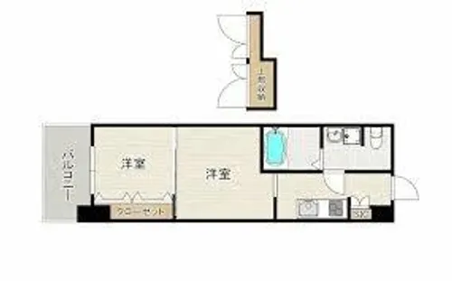 No.82 ORIENT BLD【2階】の間取り