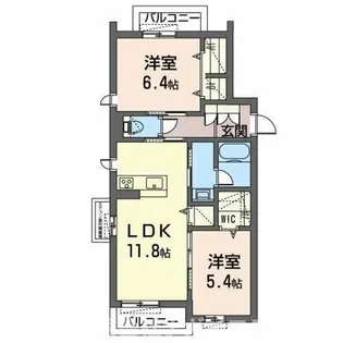 加西市北条町(ドゥエラ)【2階】の間取り