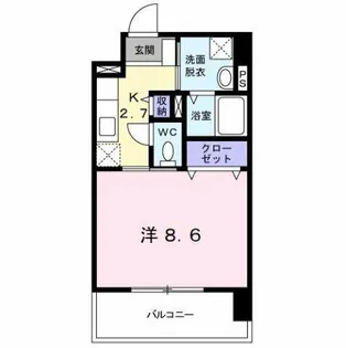 グラーツィア畠中【6階】の間取り