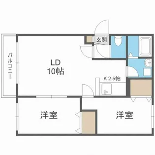 ディアクオーレ42【3階】の間取り