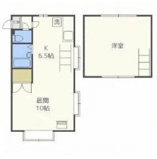 ルーブル新発寒【3階】の間取り