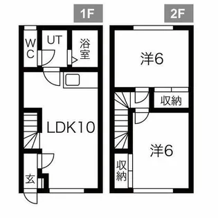長橋ハイツA棟【107号室】の間取り